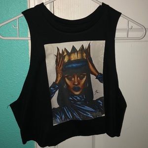 Rihanna Crown Me Tank Top